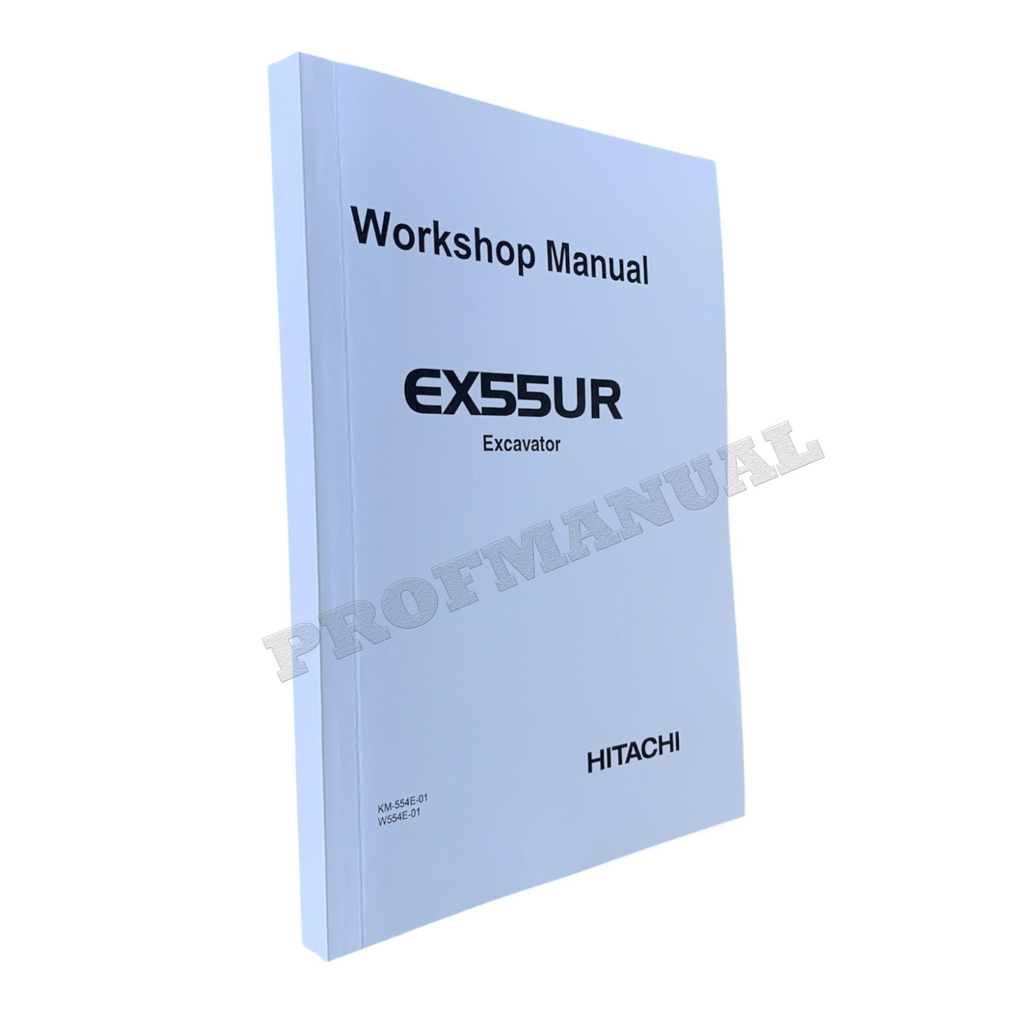 Hitachi EX55UR Excavator Workshop Repair Service manual