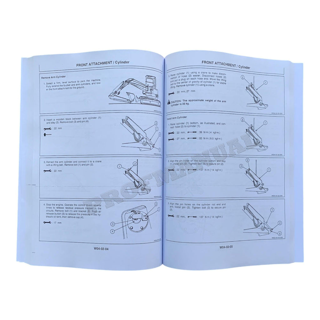 Hitachi EX55UR Excavator Workshop Repair Service manual