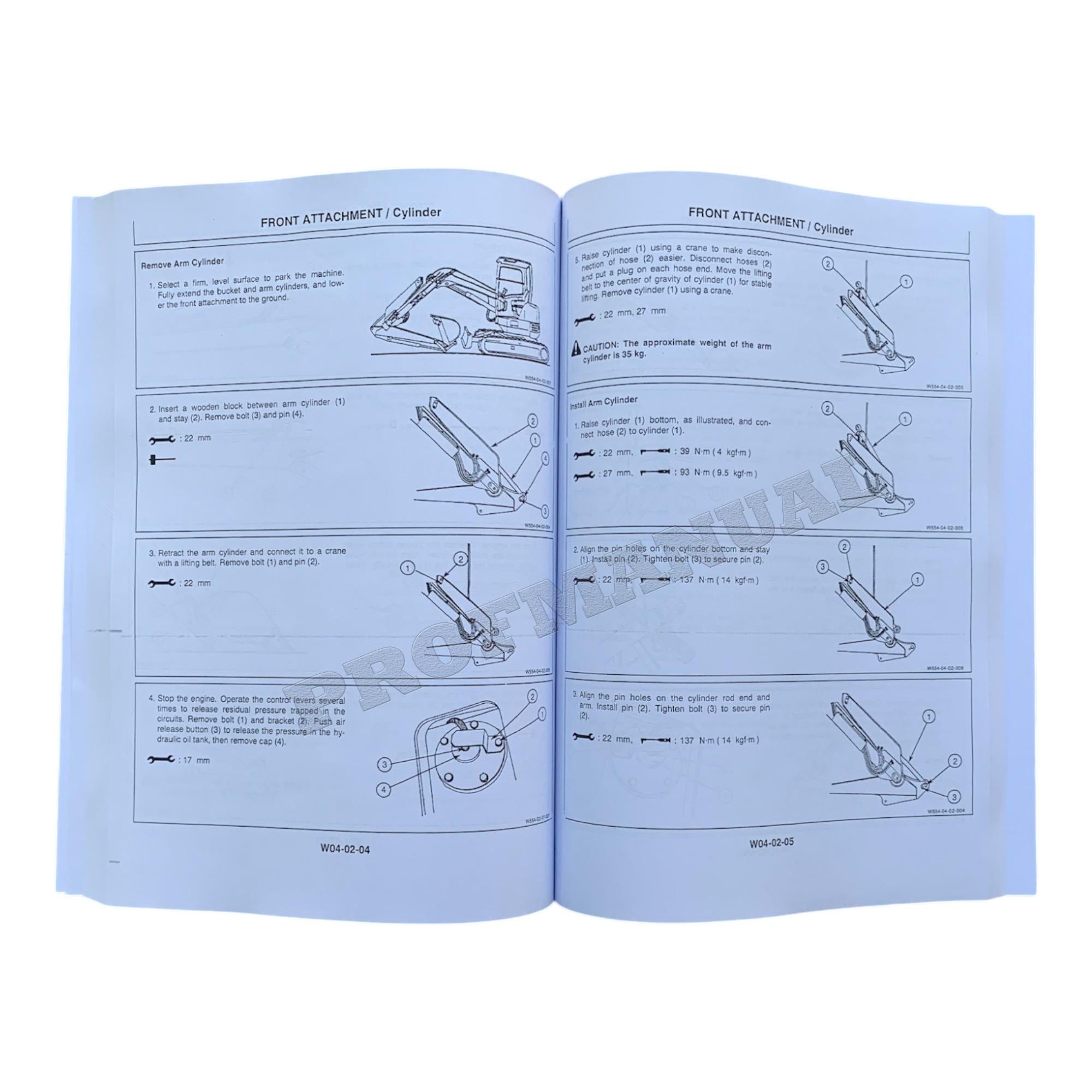 Hitachi EX55UR Excavator Workshop Repair Service manual