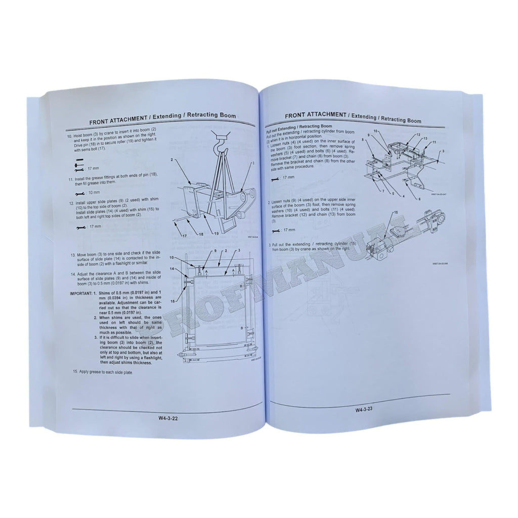 Hitachi HX99B Crawler Mounted Aerial Platform Workshop Repair Service manual