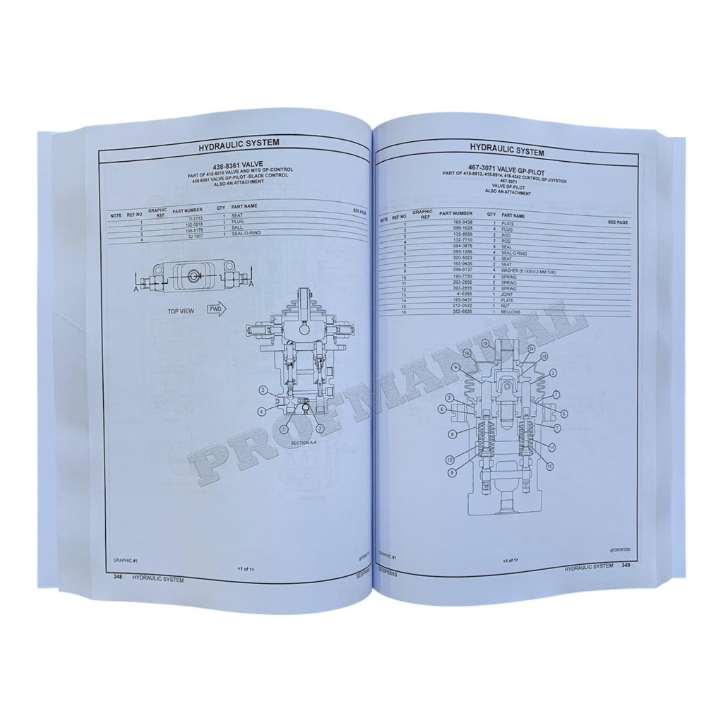 Caterpillar Cat 304E 2CR Mini Hydraulic Excavator Parts Catalog Manual CJ21-Up