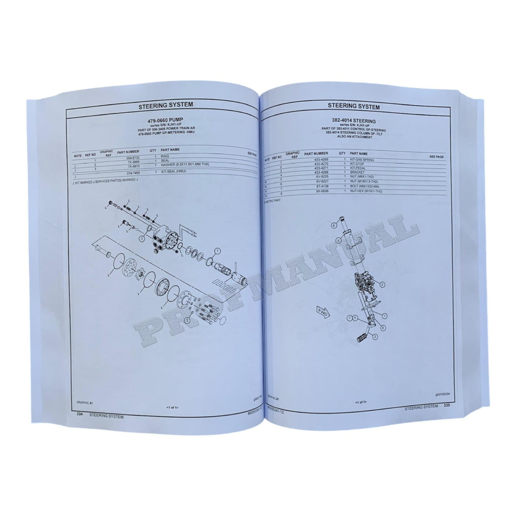 Caterpillar Cat 450 Backhoe Loader Parts Catalog Manual M0093341