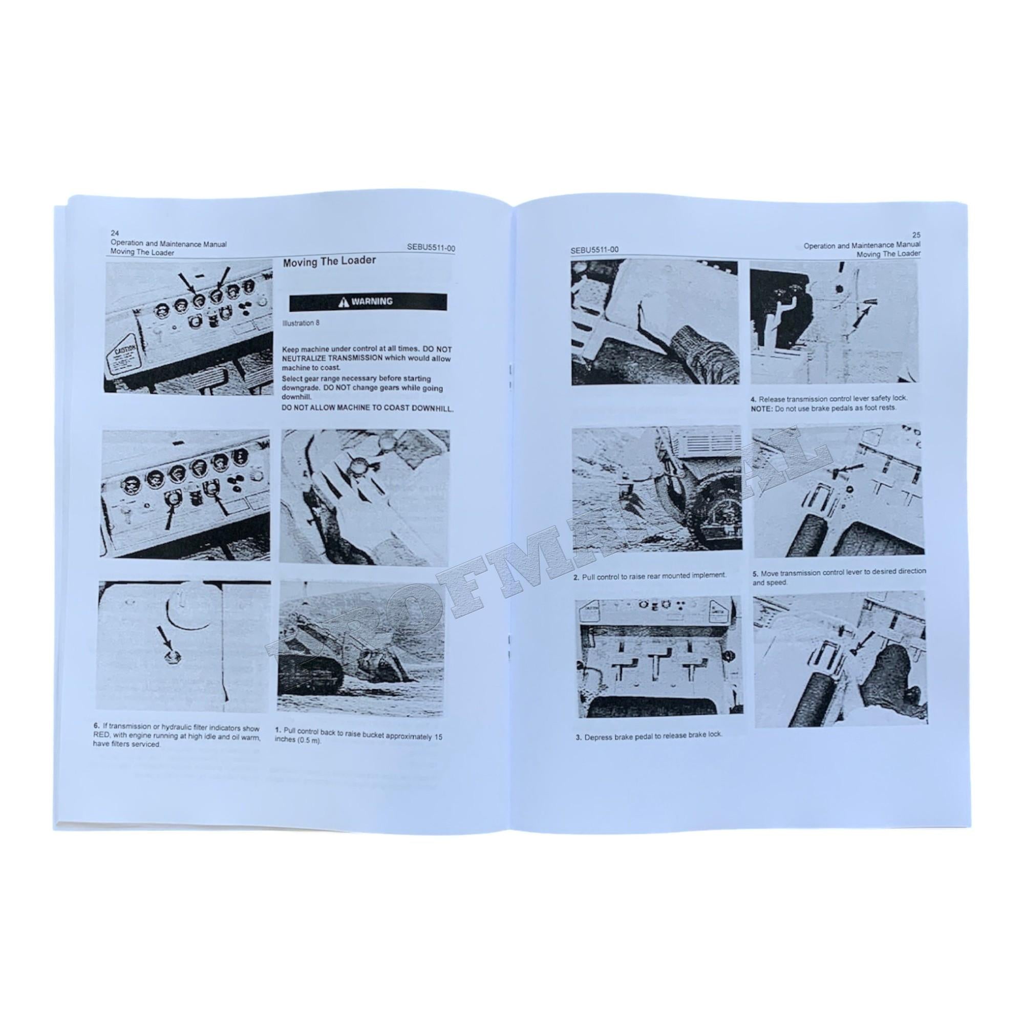 Manual del operador del cargador de cadenas Caterpillar 955 977 983