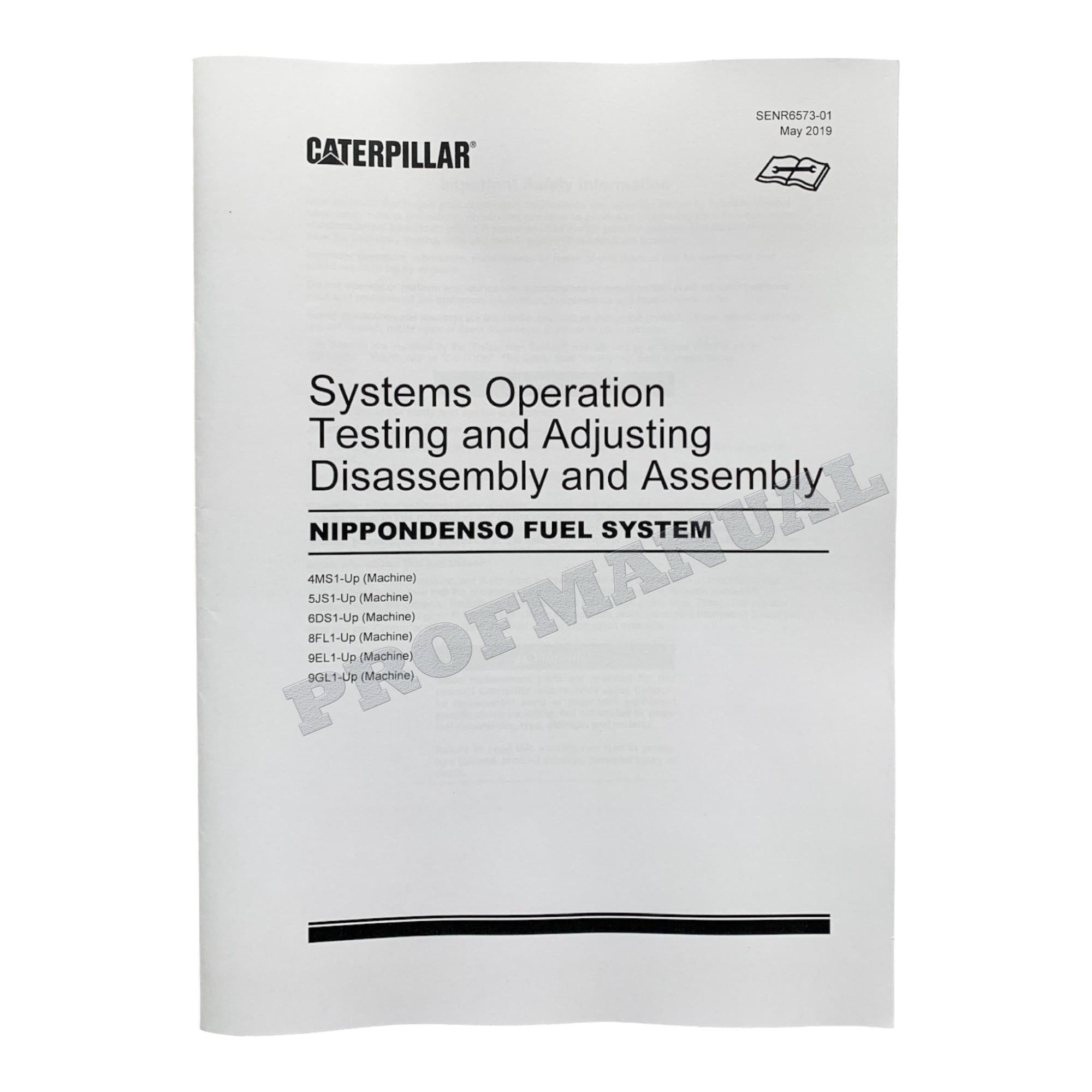 Caterpillar Cat NIPPONDENSO FUEL SYSTEM Disassembly Assembly Manual