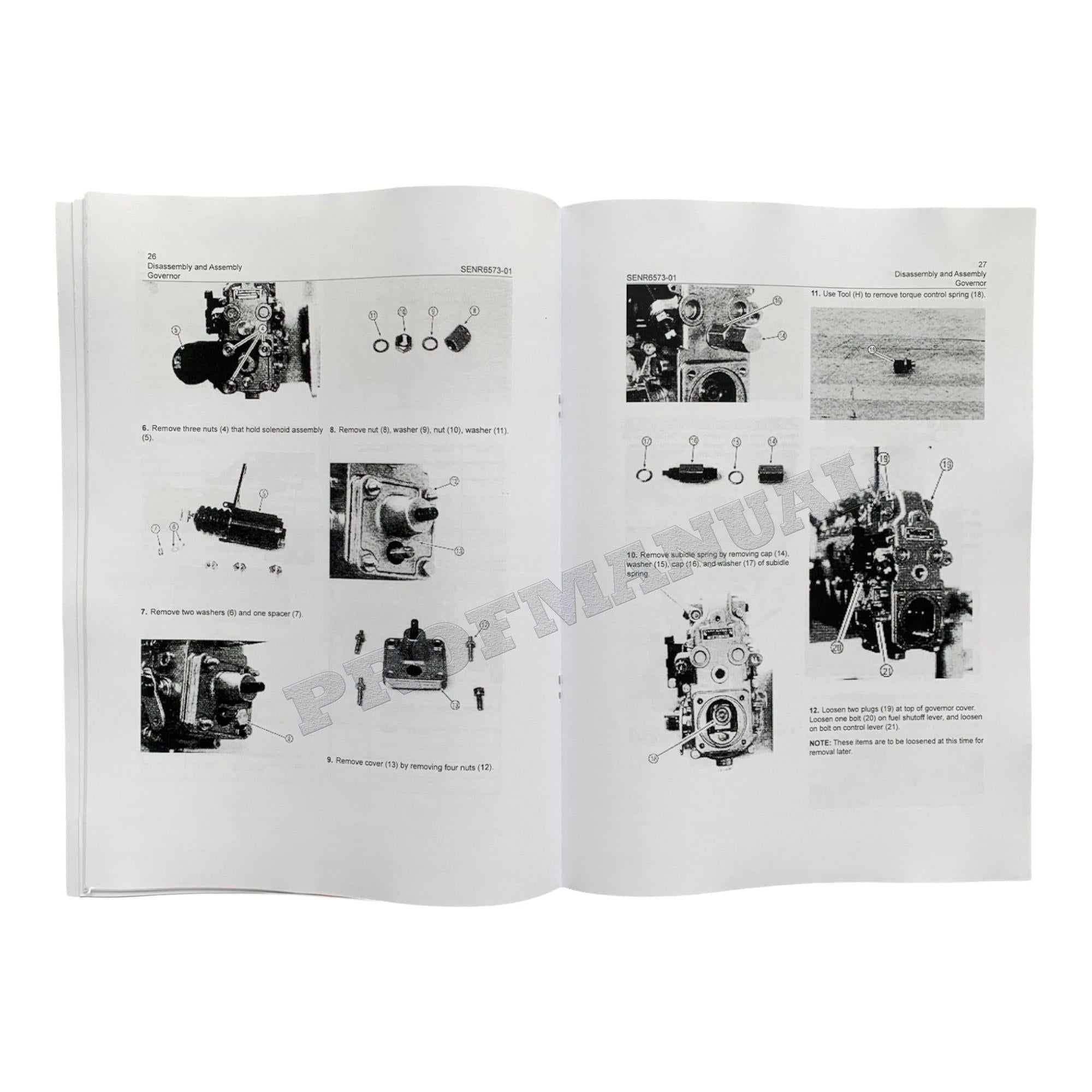 Caterpillar CAT NIPPONDENSO FUEL SYSTEM Manual Disassembly Assembly