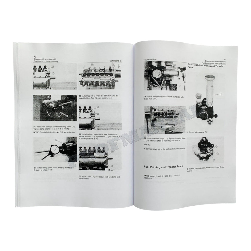 Caterpillar CAT NIPPONDENSO FUEL SYSTEM Manual Disassembly Assembly