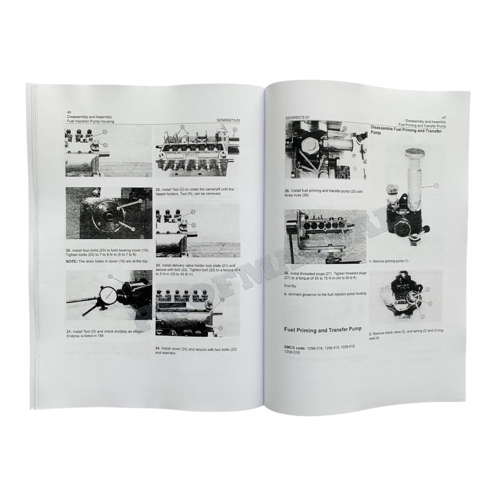 Caterpillar CAT NIPPONDENSO FUEL SYSTEM Manual Disassembly Assembly