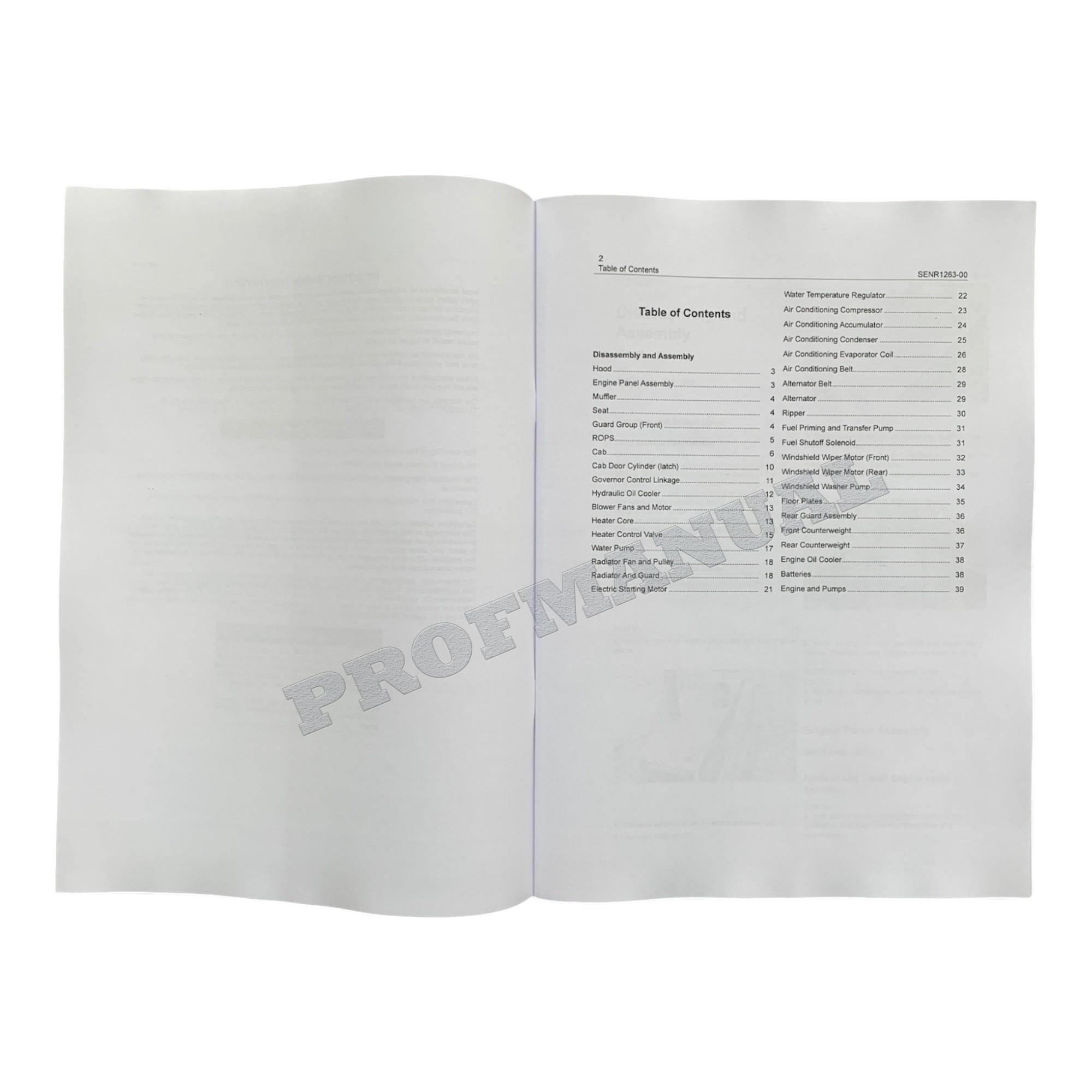 Caterpillar 3046 Engine Disassem Assem Test Adjust Service Manual SET 4 BOOKS