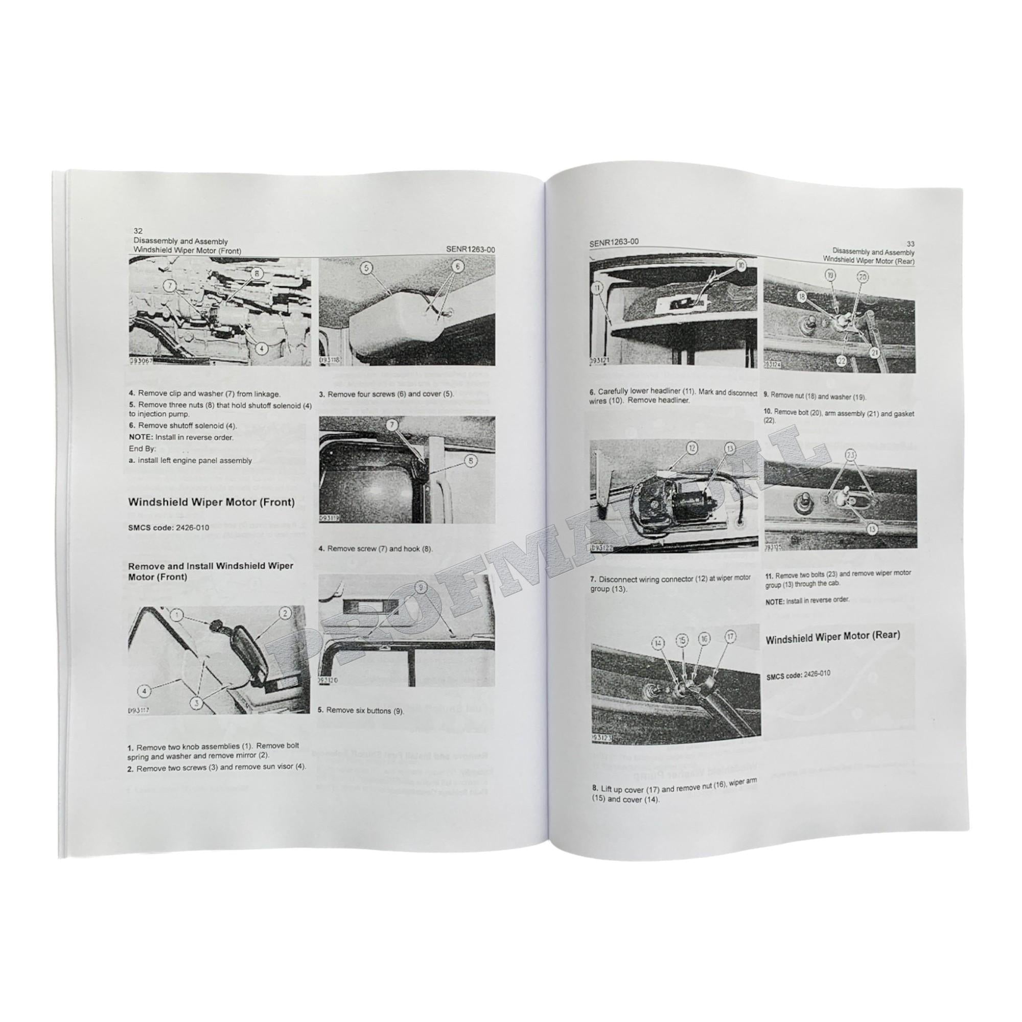 Caterpillar 3046 Engine Disassem Assem Test Adjust Service Manual SET 4 BOOKS