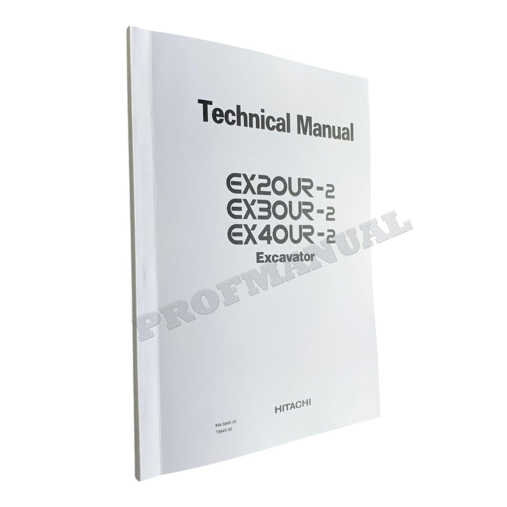 Hitachi EX20UR-2 EX30UR-2 EX40UR-2 Excavator full Service manual without schemes