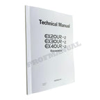 Hitachi EX20UR-2 EX30UR-2 EX40UR-2 Excavator full Service manual without schemes
