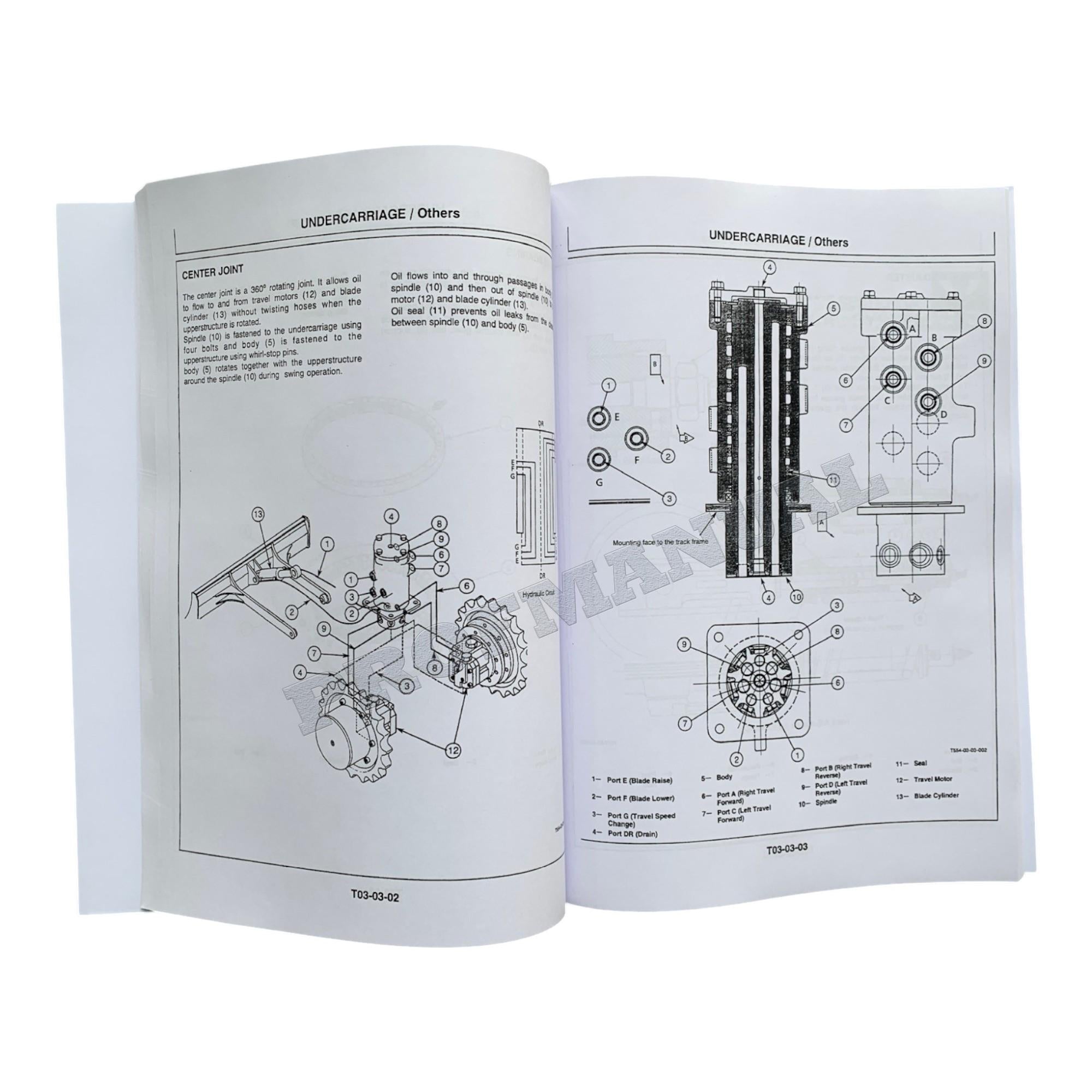 Hitachi EX20UR-2 EX30UR-2 EX40UR-2 Excavator full Service manual without schemes