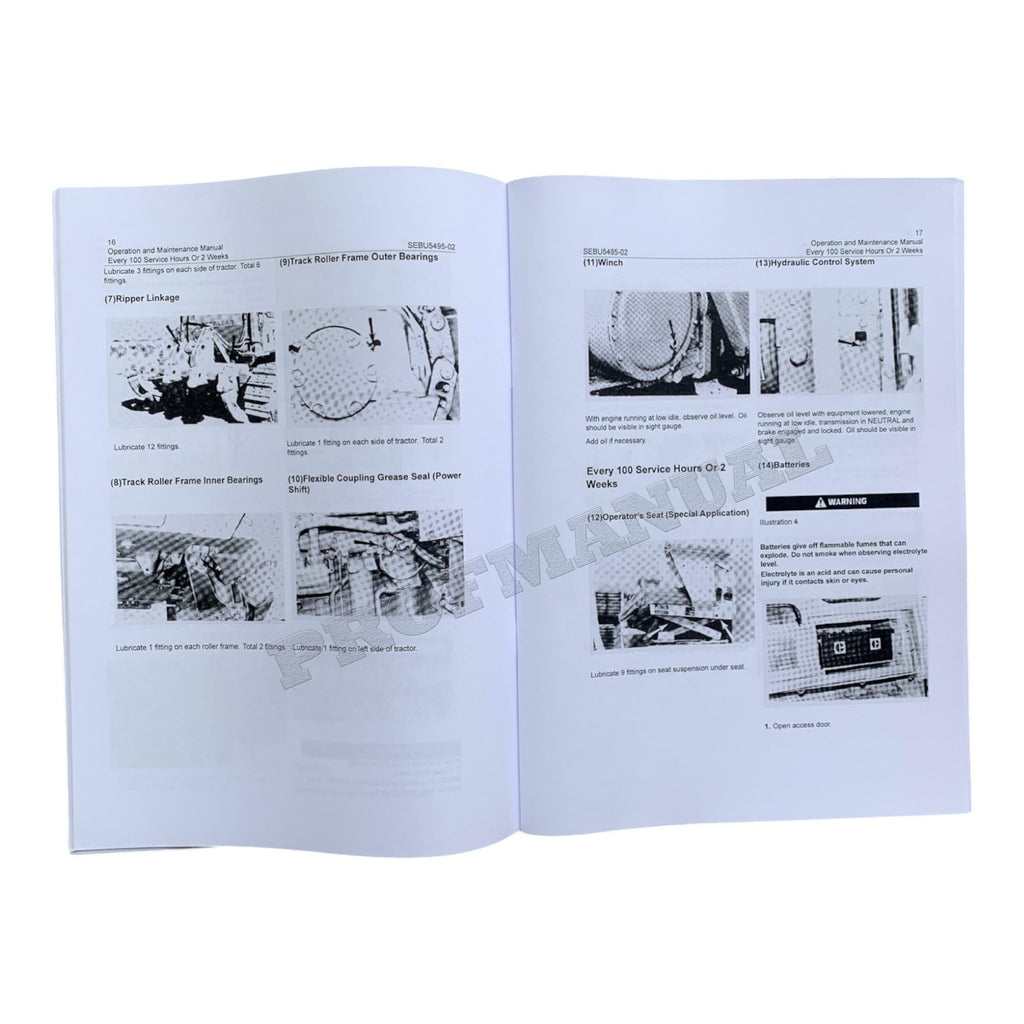 Caterpillar D4E Track Type Tractor Maintenance Manual