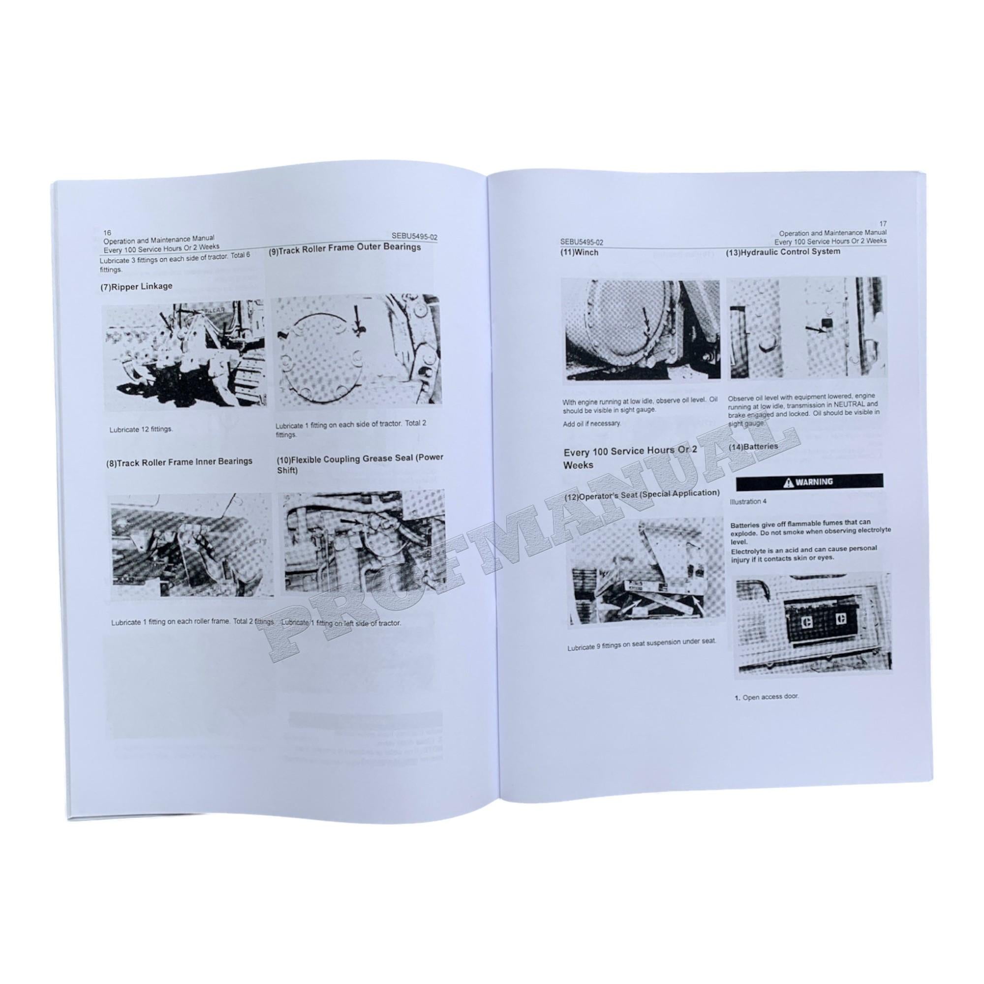 Caterpillar D4E Track Type Tractor Maintenance Manual