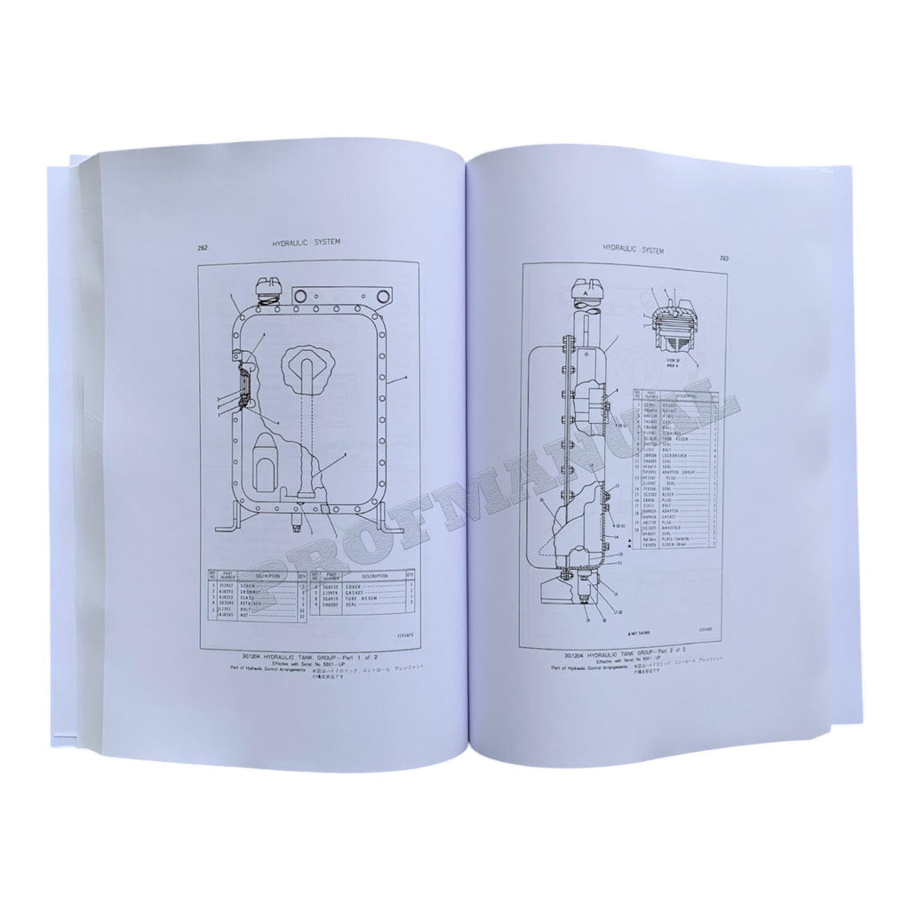 Caterpillar Cat D4E Tractor Powershift Parts Catalog Manual XMBP9765
