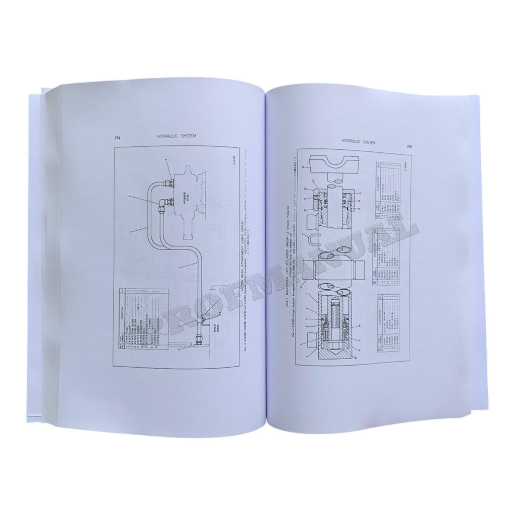Caterpillar Cat D4E Tractor Powershift Parts Catalog Manual XMBP9765