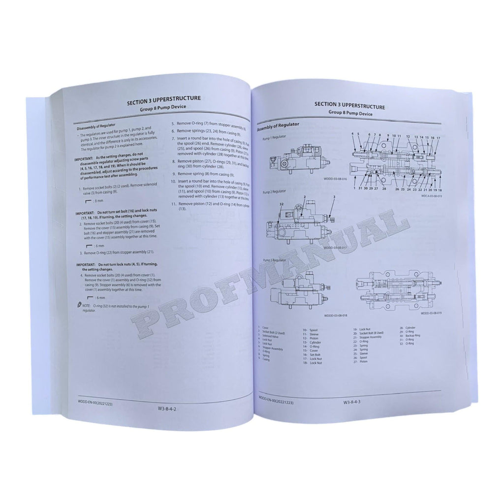 Manual de reparación y servicio del taller de excavadoras Hitachi ZX350LC-5B ZX350LCN-5B
