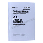 Hitachi ZX350LC-5B Excavator Operational Principle Service manual TODDD-EN-01