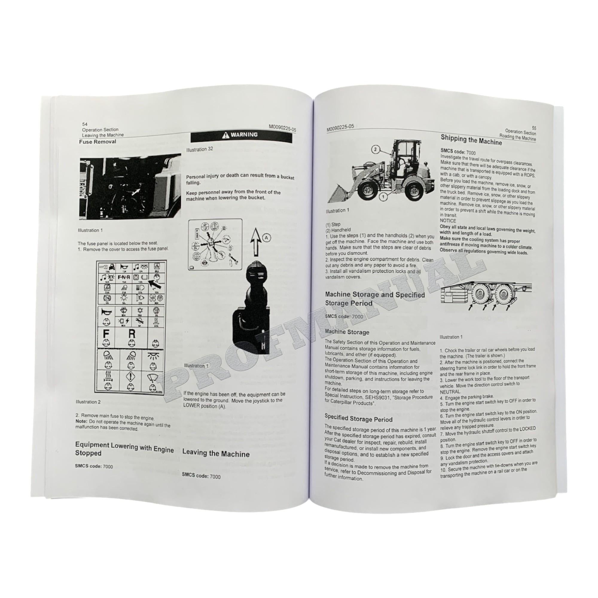 Caterpillar 903D Compact Wheel Loader Operators Maintenance Manual