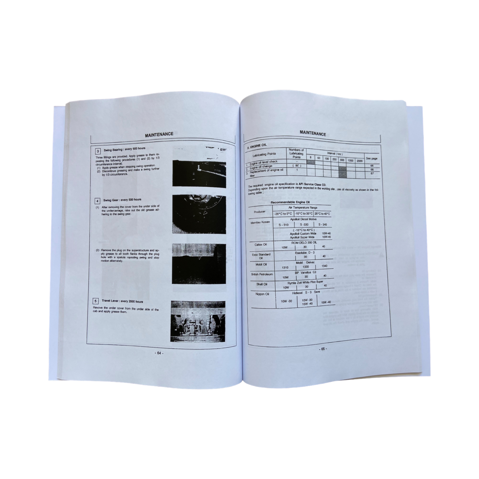 HITACHI EX60URG EXCAVATOR OPERATORS MANUAL