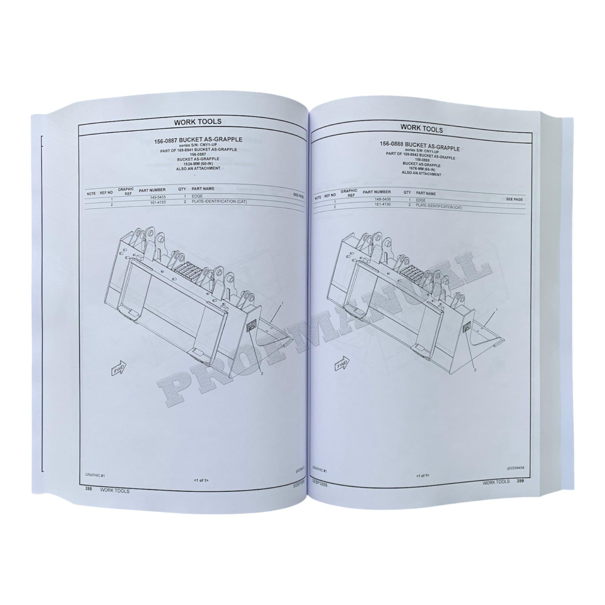 Caterpillar Cat 287 Multi Terrain Loader Parts Catalog Manual