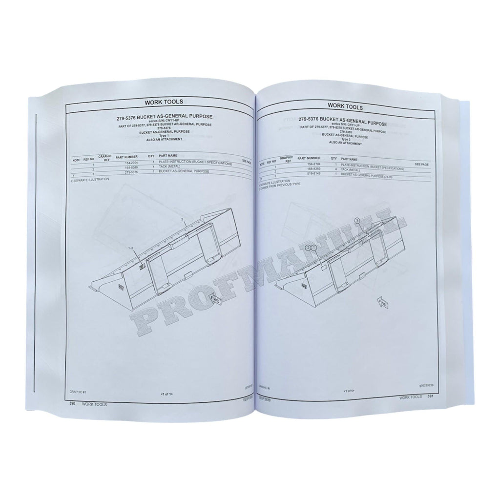 Caterpillar Cat 287 Multi Terrain Loader Parts Catalog Manual