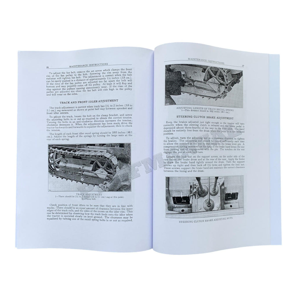 Caterpillar Twenty Two Tractor Operators Maintenance Manual 2F1-Up 1J1-Up