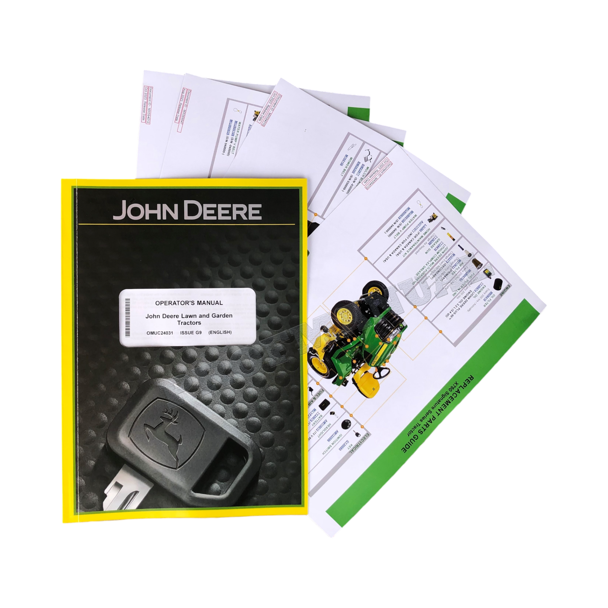 MANUAL DEL OPERADOR DEL TRACTOR JOHN DEERE X750 X754 X758 + ¡BONIFICACIÓN!