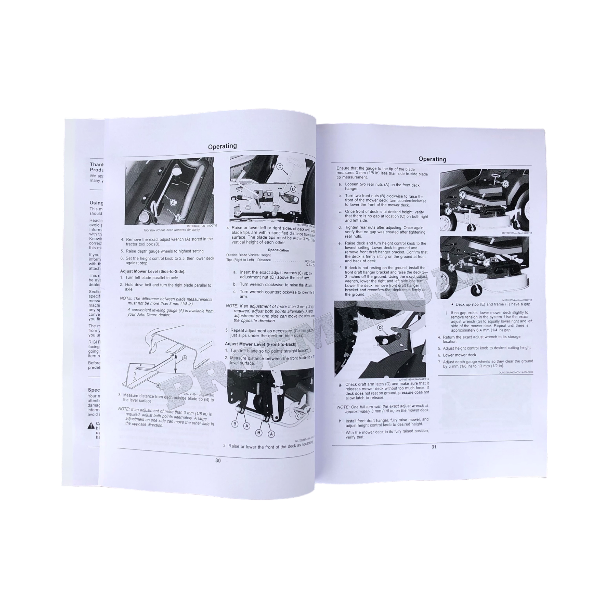 MANUAL DEL OPERADOR DEL TRACTOR JOHN DEERE X750 X754 X758 + ¡BONIFICACIÓN!