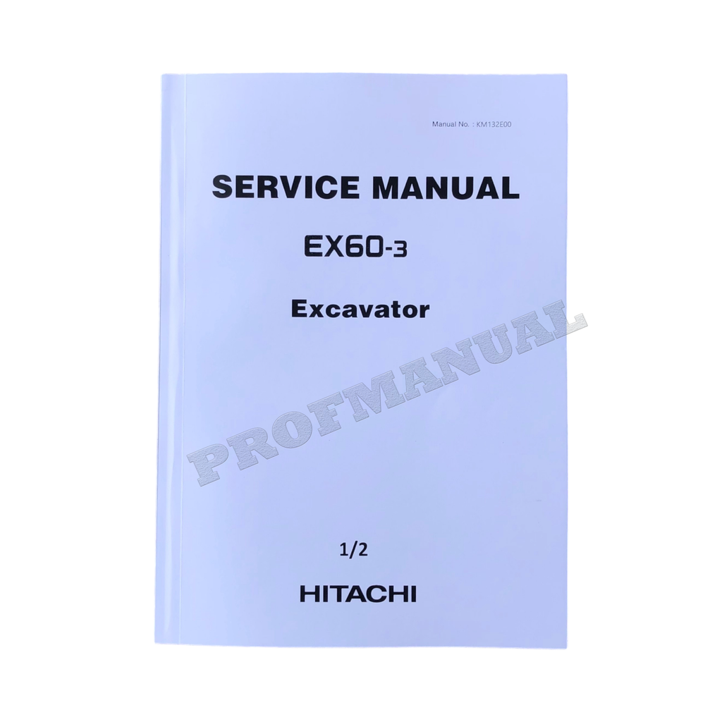 HITACHI EX60-3 EXCAVATOR SERVICE MANUAL