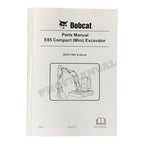 Bobcat E85 Excavator Parts Catalog Manual B34T11001-