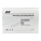 JLG T350 T500J Boom Lift Maintenance Operation Operators Manual 3121197