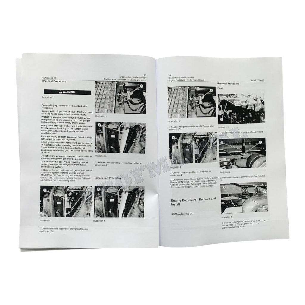 Manual de servicio completo del manipulador telescópico del motor Caterpillar 3054E *Enviar número de serie