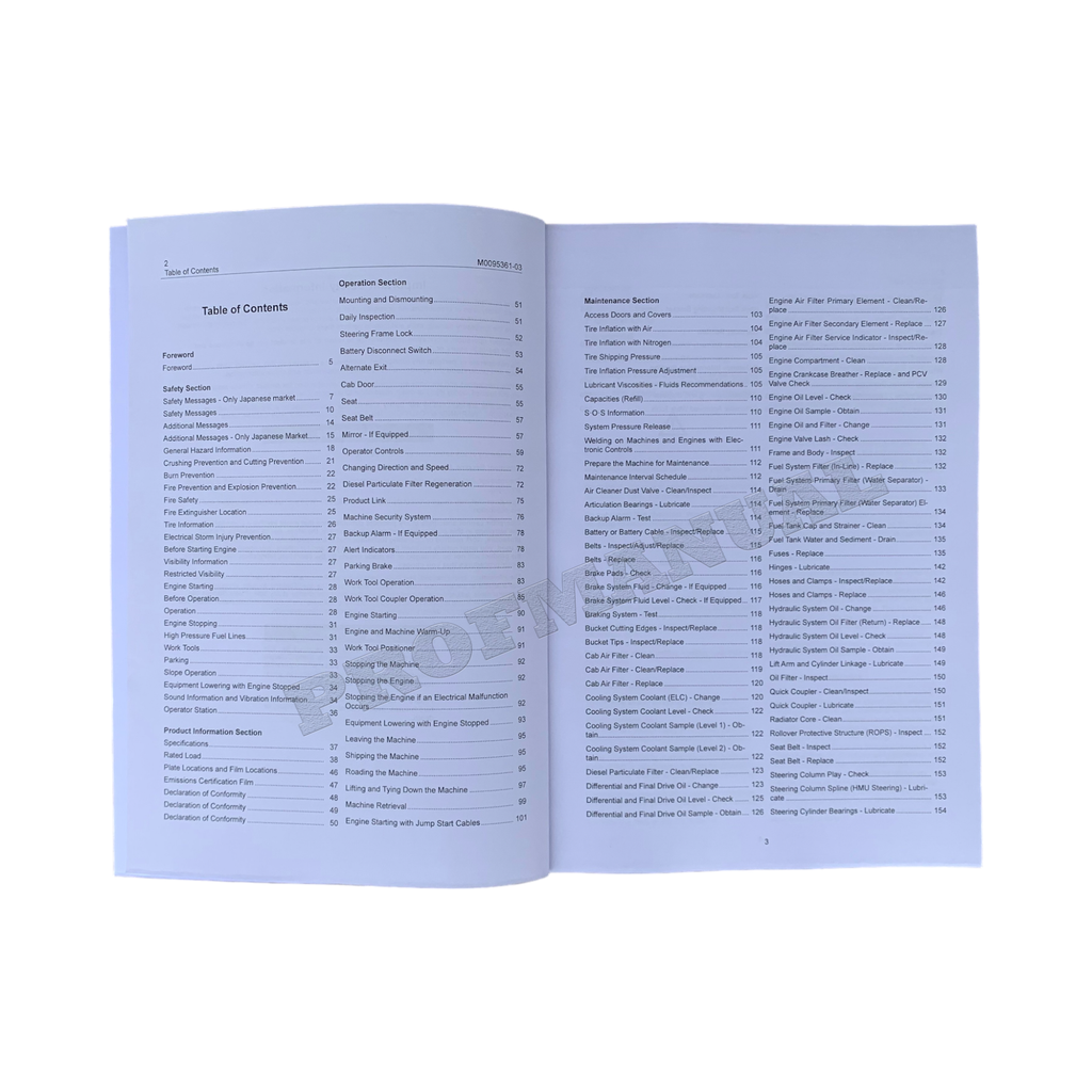 Manual de mantenimiento del operador de cargadoras de ruedas compactas Caterpillar 906M, 907M y 908M