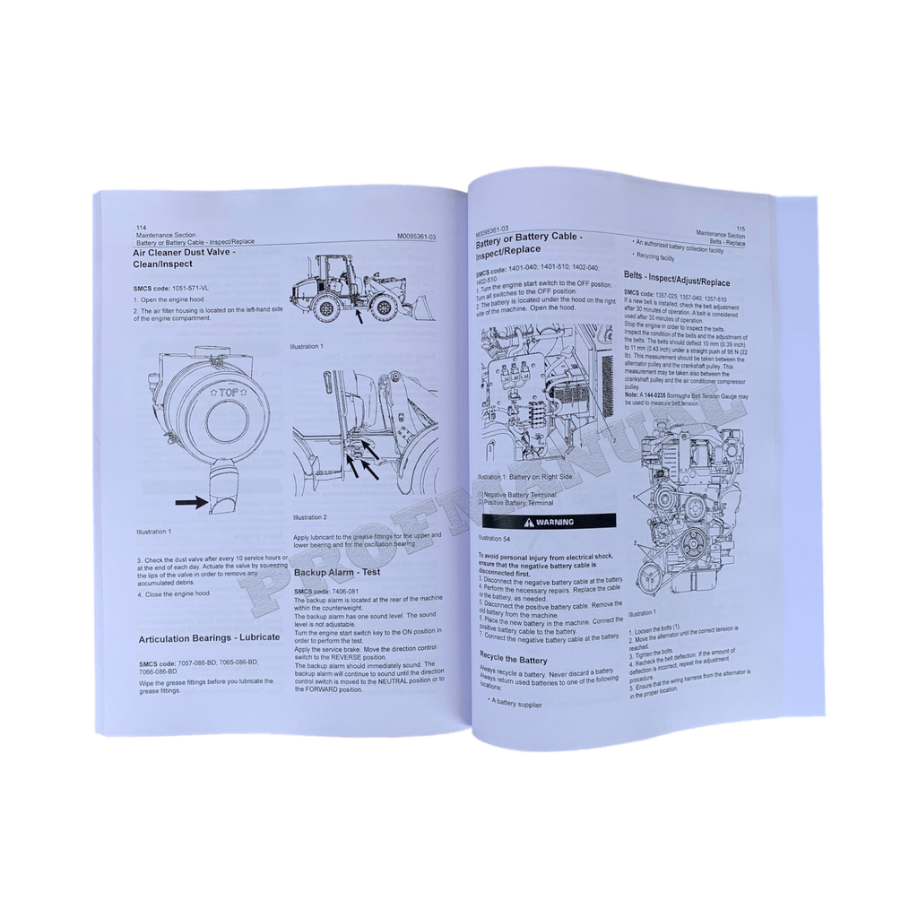 Manual de mantenimiento del operador de cargadoras de ruedas compactas Caterpillar 906M, 907M y 908M