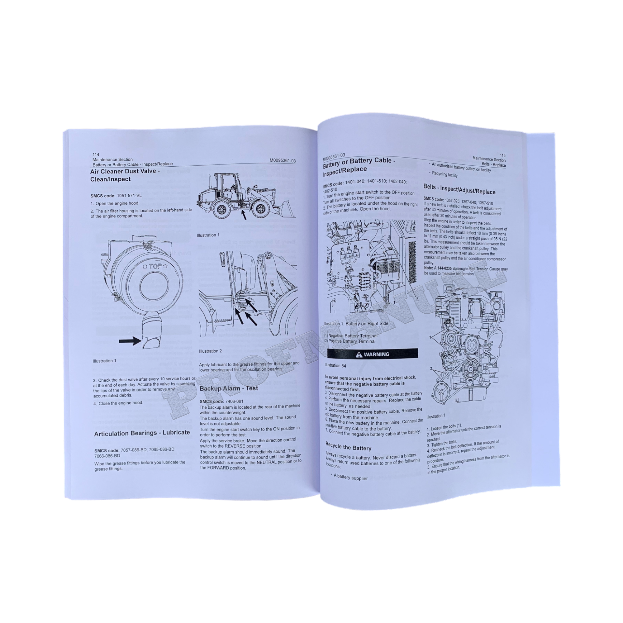 Manual de mantenimiento del operador de cargadoras de ruedas compactas Caterpillar 906M, 907M y 908M