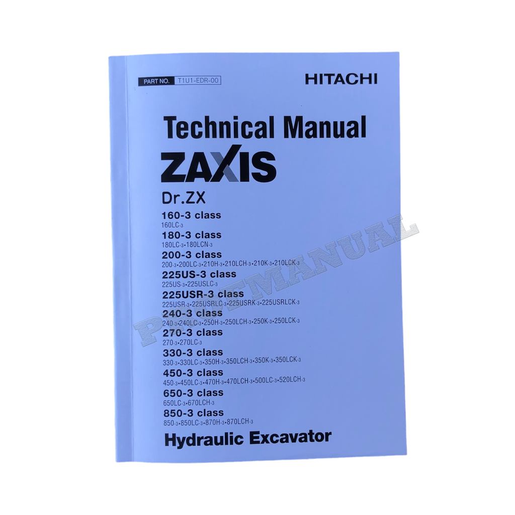 Hitachi Dr. ZX Series 3 Diagnostic Software Service Manual