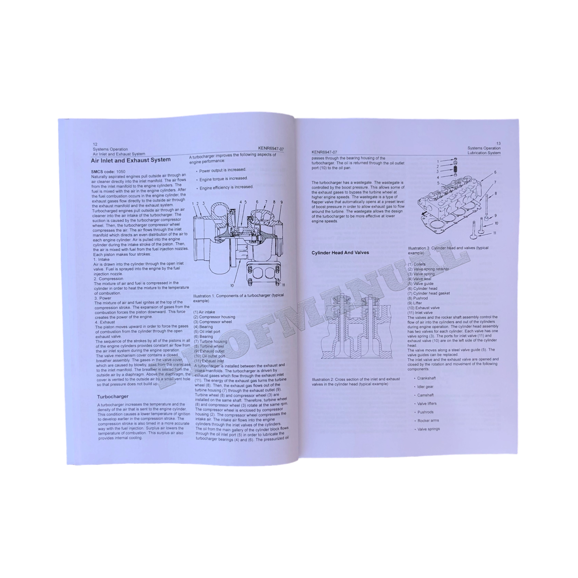 Caterpillar Cat C1.1 C1.5 С2.2 Engine Operation Test Adjusting Service Manual