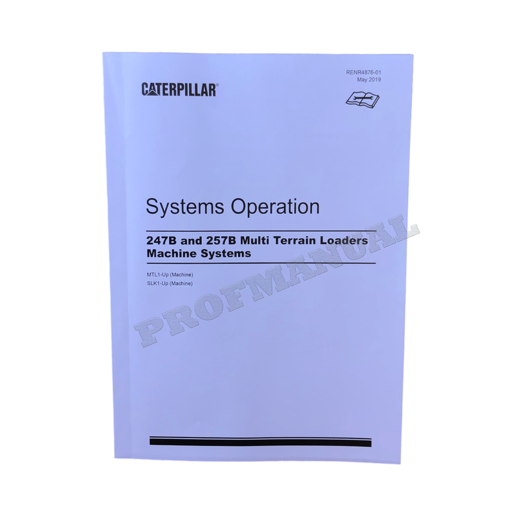 Manual de operación del sistema de cargadora todoterreno Caterpillar 247B 257B