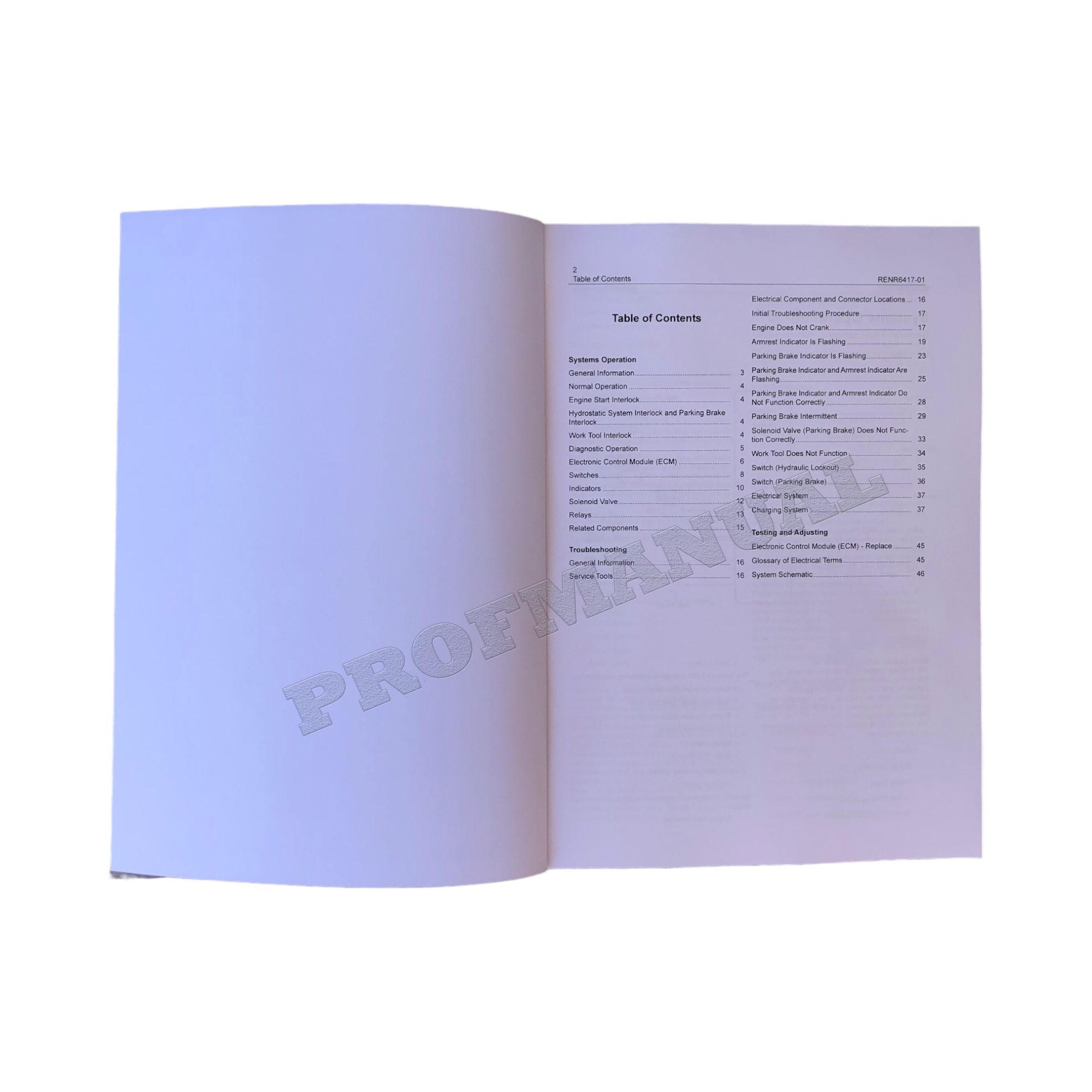 Caterpillar 247B 257B 267B 277B 287B Loader Operat Test Adjusting Manual Troubleshoot