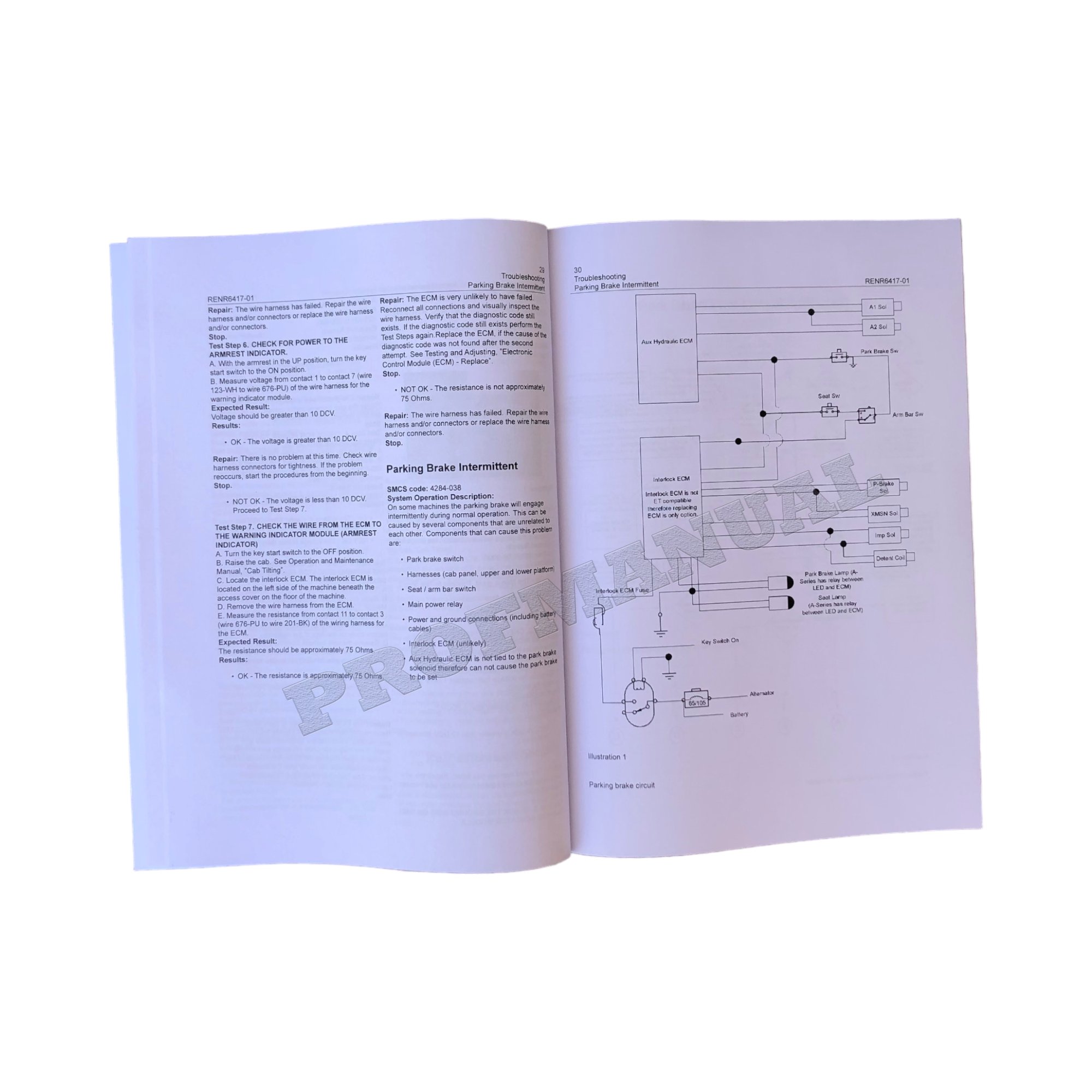 Caterpillar 247B 257B 267B 277B 287B Loader Operat Test Adjusting Manual Troubleshoot