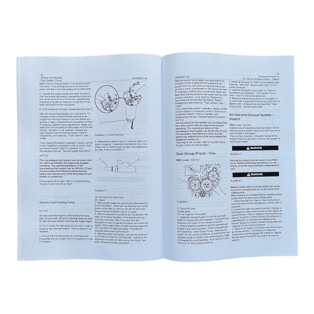 Caterpillar C7.1 INDUSTRIAL ENGINE Full Service Manual G9R1-UP *Send SN