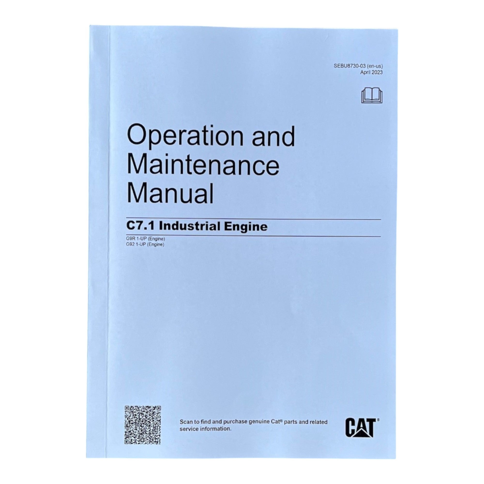 Caterpillar C7.1 INDUSTRIAL ENGINE Full Service Manual G9R1-UP *Send SN