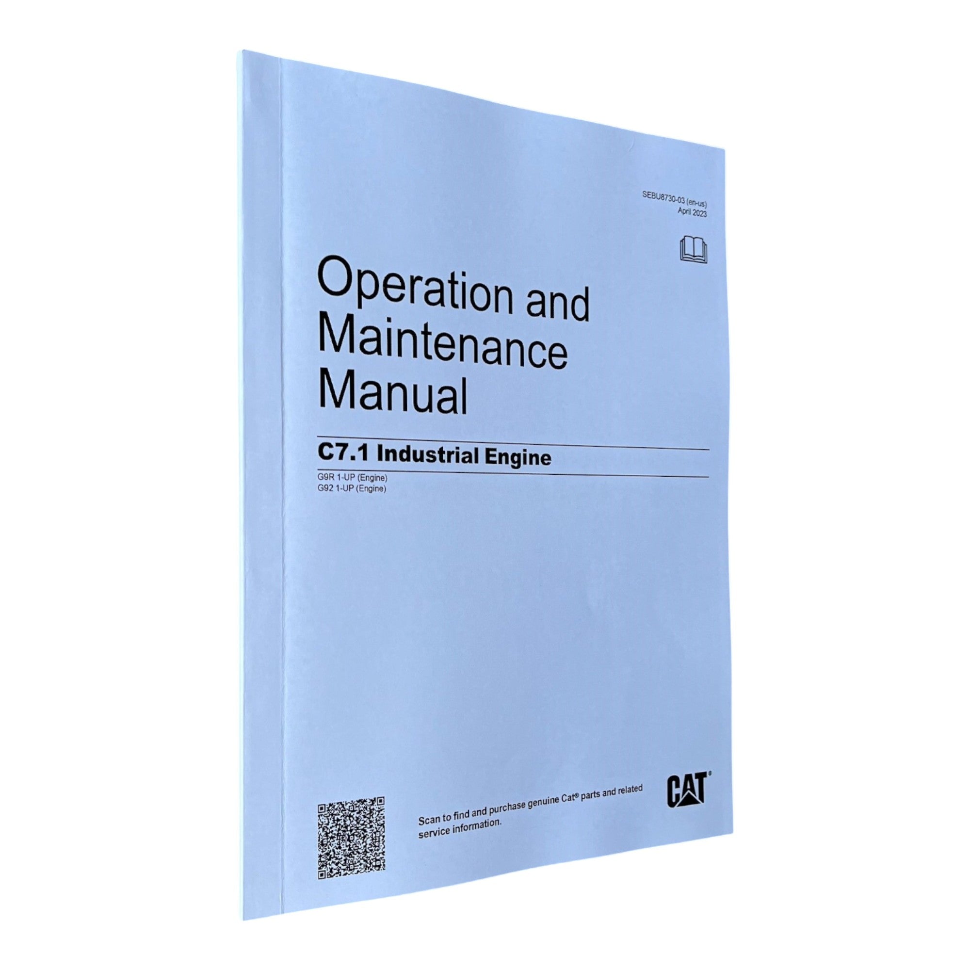 Caterpillar C7.1 INDUSTRIAL ENGINE Full Service Manual G9R1-UP *Send SN