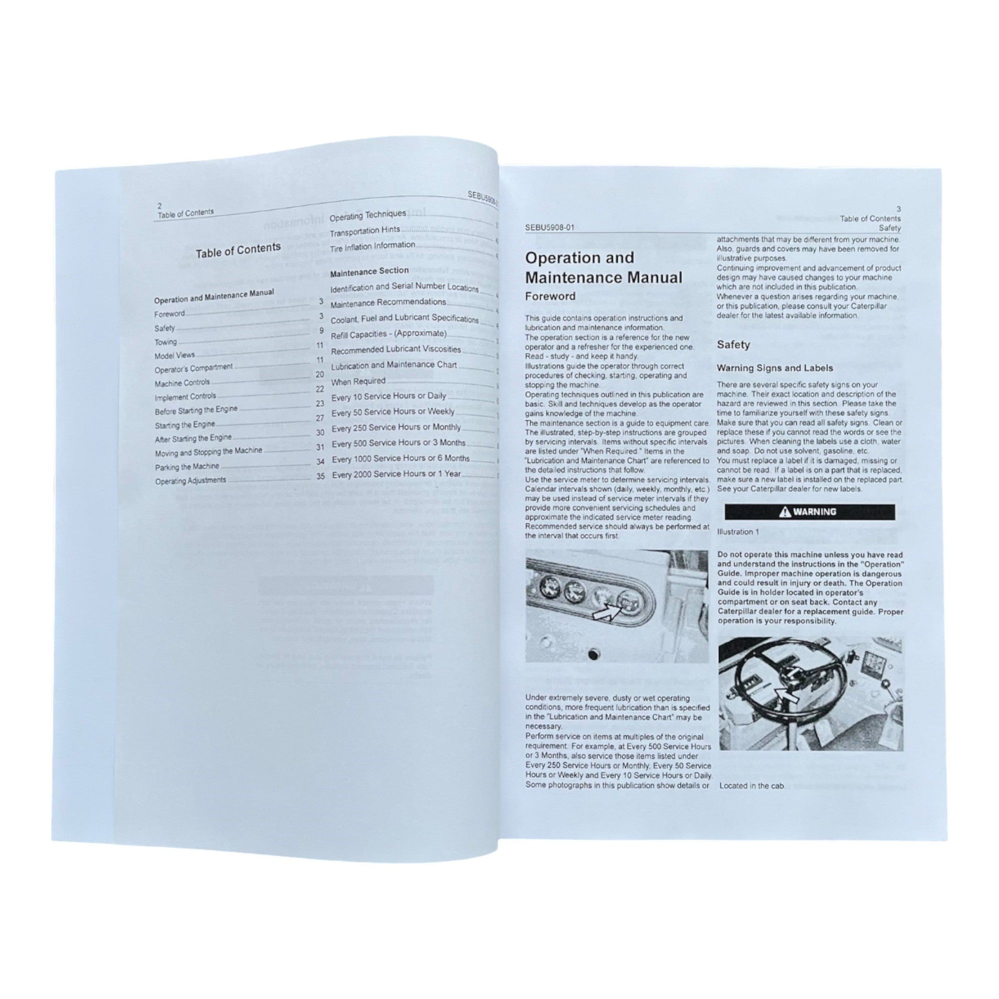 Caterpillar 613C Elevating Wheel Tractor Scraper Operators Maintenance Manual