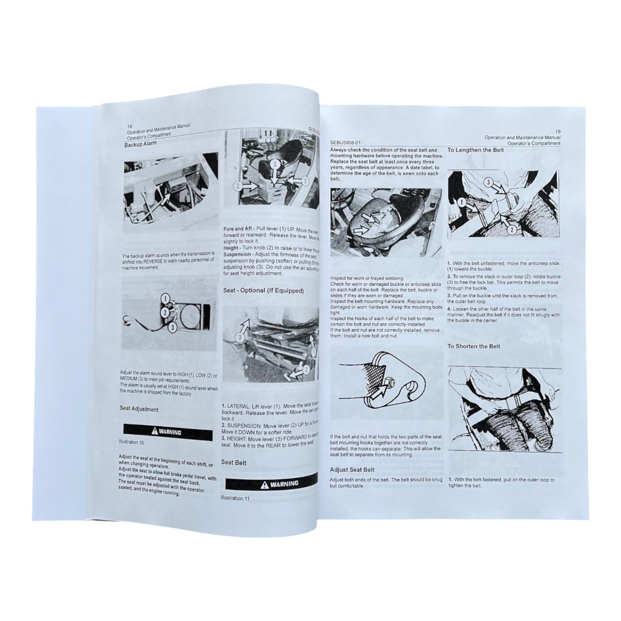Caterpillar 613C Elevating Wheel Tractor Scraper Operators Maintenance Manual