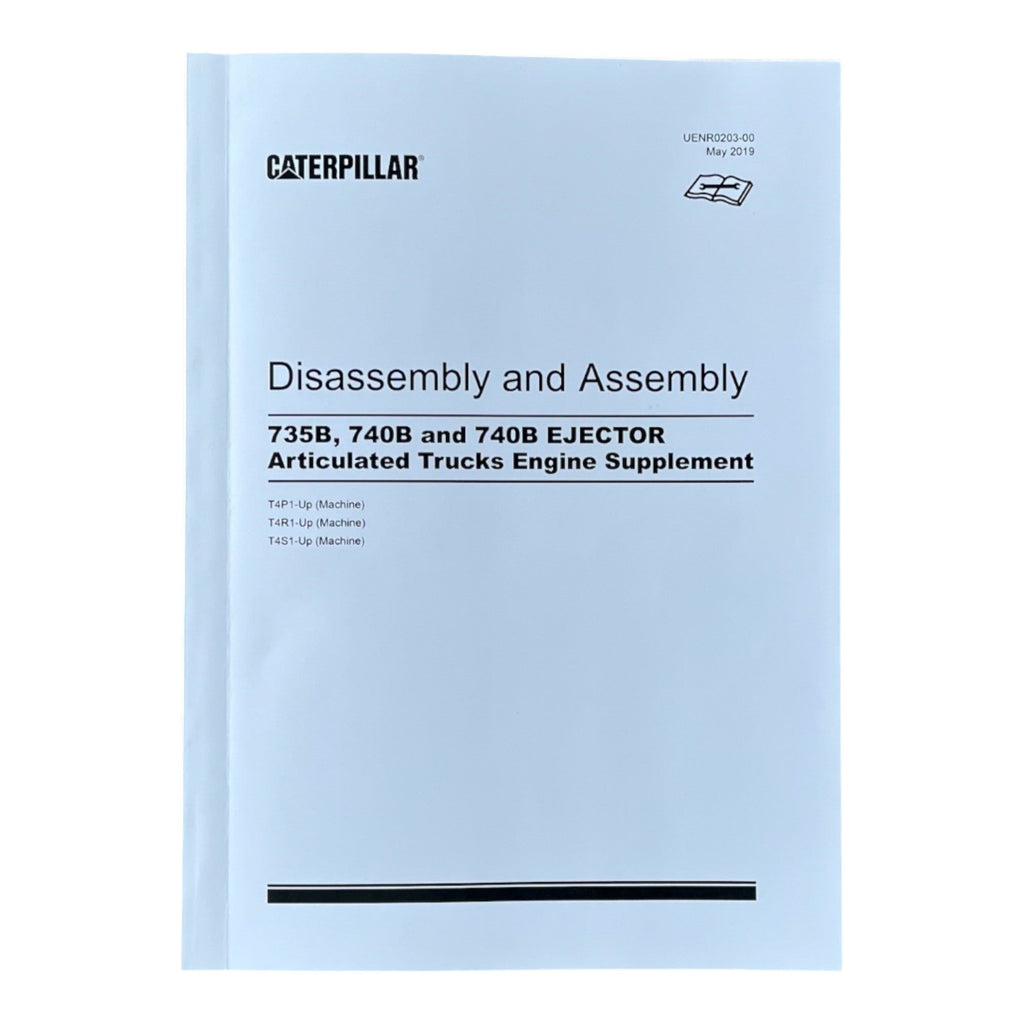 Manual de servicio del conjunto de desmontaje y suministro del motor del camión Caterpillar 735B 740B UENR0203