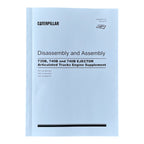 Manual de servicio del conjunto de desmontaje y suministro del motor del camión Caterpillar 735B 740B UENR0203