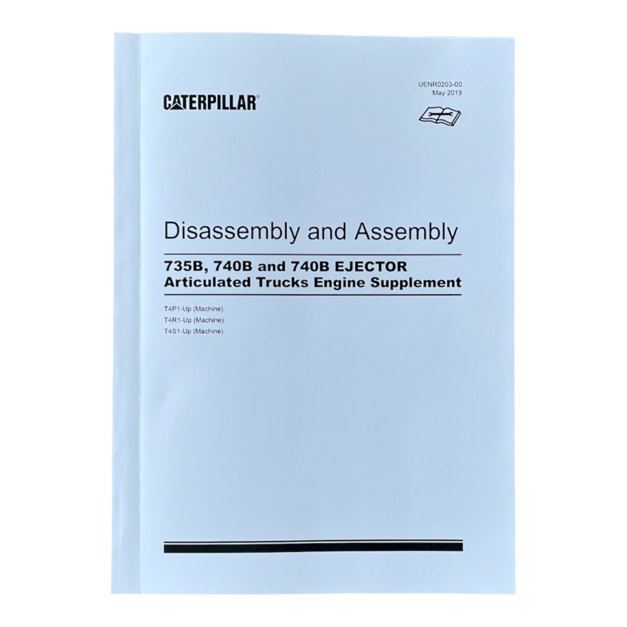 Manual de servicio del conjunto de desmontaje y suministro del motor del camión Caterpillar 735B 740B UENR0203