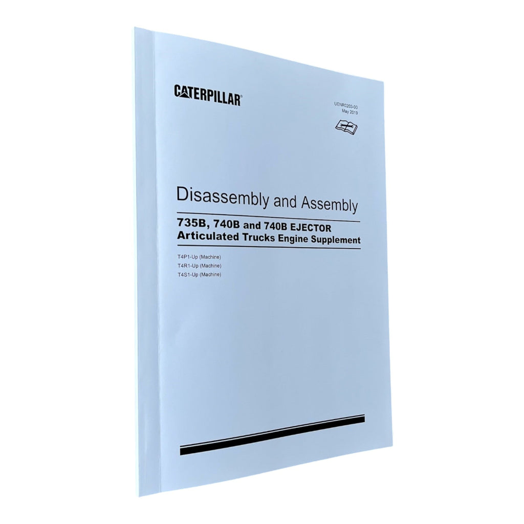 Manual de servicio del conjunto de desmontaje y suministro del motor del camión Caterpillar 735B 740B UENR0203
